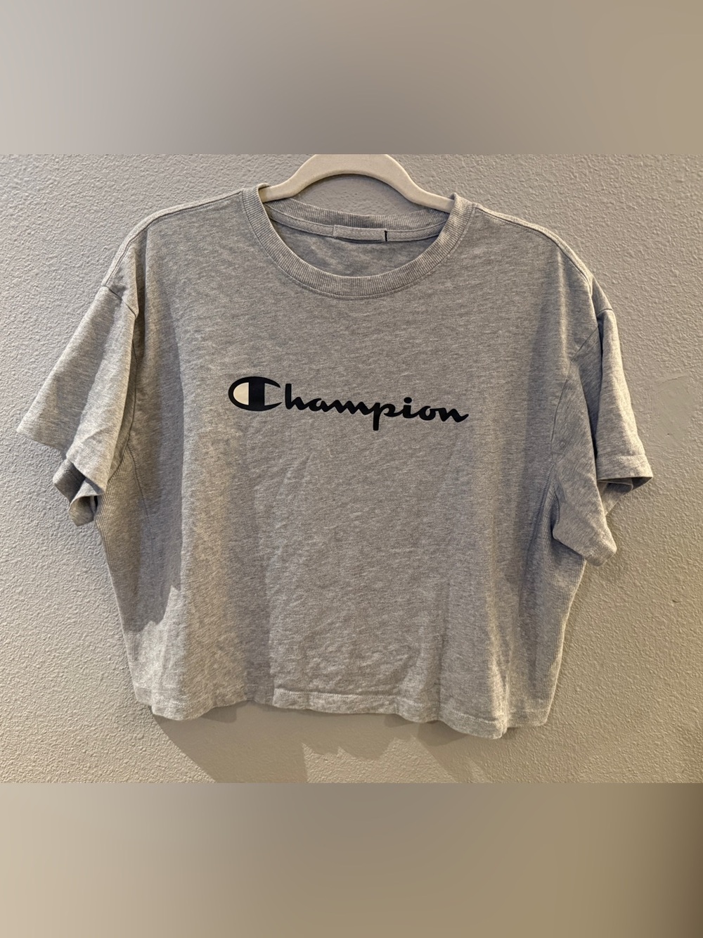 Champion Gray Cropped T-Shirt 🩶
